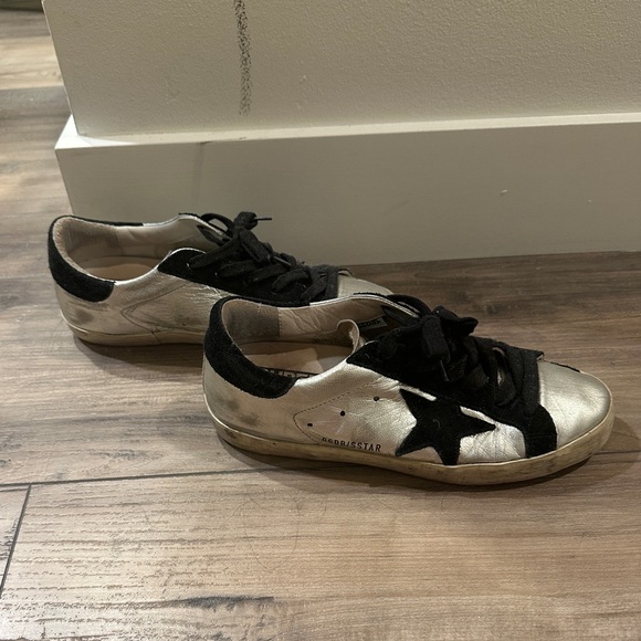 Golden Goose Super-Star in Silver Leather - Picture 3 of 8